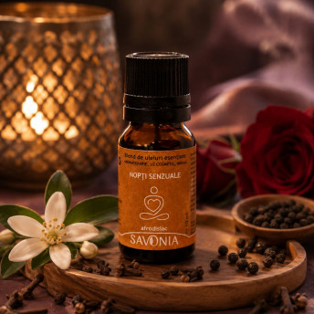 Nopti Senzuale - Blend Uleiuri Esentiale Naturale - Savonia, Senzual, 10 ml