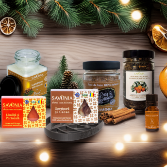 Cutia Magica de Craciun Savonia – Rasfat 100% Natural pentru Sarbatori