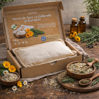 Perna de Sare cu Galbenele si Rozmarin, Savonia, 750 g