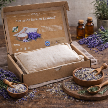 Perna de Sare cu Lavanda, Savonia, 750 g