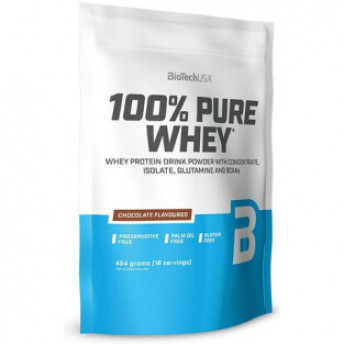 Proteina pudra 100% Pure Whey 454gr Chocolate BiotechUSA