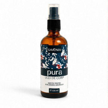 Pura – Ulei de Corp Savonia – Amestec pentru Echilibrarea Sebumului, 100 ml