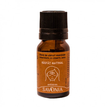 Rasfat Matinal - Blend Uleiuri Esentiale Naturale - Savonia, Antistres, 10 ml