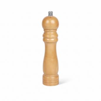 Rasnita manuala pentru piper din lemn natural, 20.5 cm