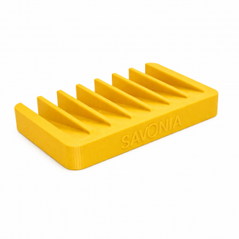 Sapuniera Savonia Realizata la Imprimanta 3D - Podet Galben, 11.5 x 7 cm