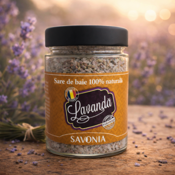 Sare de Baie Savonia cu Lavanda, 350 gr.