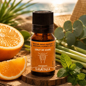 Sarut de Soare - Blend Uleiuri Esentiale Naturale - Savonia, Energizant, 10 ml