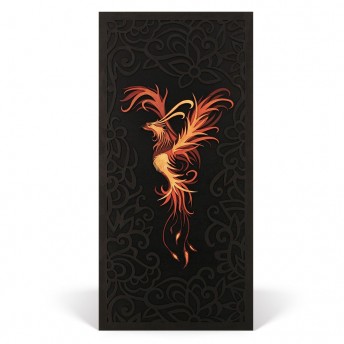 Deco Perete - The Phoenix - Red Owl Craft, 60 x 29 cm