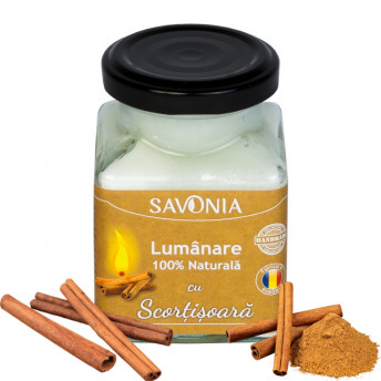 Scortisoara - Lumanare 100% Naturala 200 g, Savonia