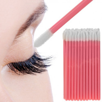 Set Aplicatoare Unica Folosinta pentru Gene, Sprancene si Buze, 50 buc