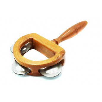 Tamburina cu Maner cu trei Cinele, 22 cm