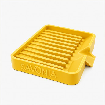 Sapuniera Savonia Realizata la Imprimanta 3D - Terra Galben, 11.5 x 7 cm