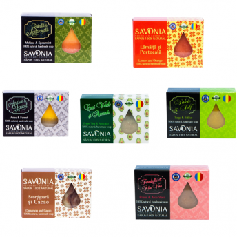 Pachet Savonia Top 7 – Cele Mai Aromate Săpunuri Naturale