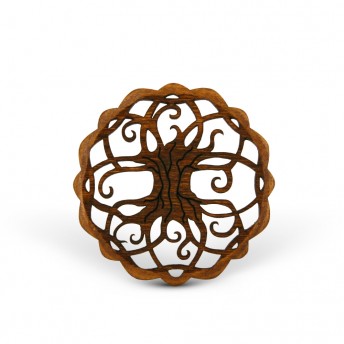 Amuleta din Lemn - The Tree of Life, Maro, Red Owl