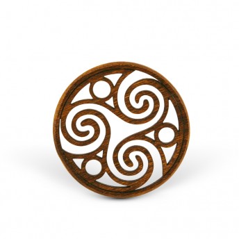 Amuleta din Lemn - The Trinity Spiral of Life, Maro