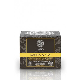 Unt pentru picioare cu extract de lamaie si pin siberian, Sauna & Spa 120 ml - Natura Siberica