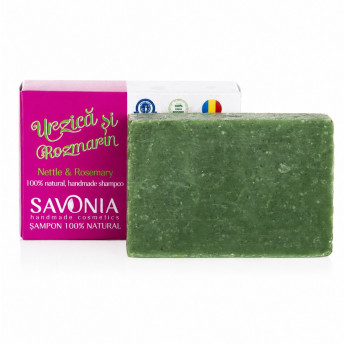 Sampon Solid Natural Urzica si Rozmarin, 90g