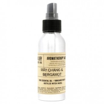 Odorizant natural de camera cu ulei esential pur de May Chang si Bergamota, 100 ml, Ancient Wisdom