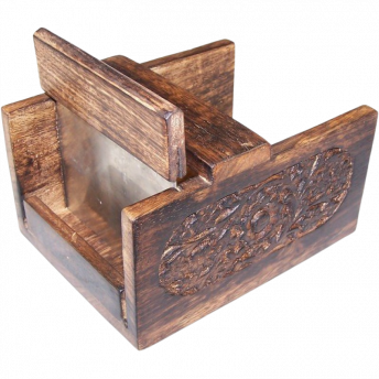 Feliator din lemn vintage pentru calupuri de sapun