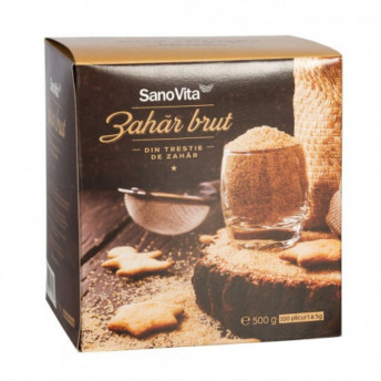 Zahar Brut din Trestie de Zahar 100x5g SANOVITA