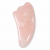 Gua Sha din Cuart Roz – Forma Aripa, 10 x 5 cm