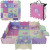 Covor tip Puzzle din Spuma pentru Copii, 9 piese, Multicolor, 112 x 112 cm