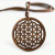 Amuleta din lemn - The Flower of Life, Maro, Red Owl