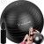 Minge de Fitness pentru Gimnastica, Negru, 65 cm, Pompa Inclusa 