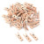 Mini Cleme din Lemn, Set 50 buc