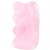Piatra Gua Sha din Cuart roz pentru masaj, model Pieptene - 9 cm