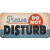 Placă Metalică Decorativă, Șnur "Do Not Disturb", 10 x 20 cm