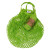 Plasa Ecologica de cumparaturi cu maner scurt, verde, bumbac 100% (1 bucata)