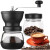 Râșniță manuală pentru cafea, condimente, nuci și ierburi – cu mecanism ceramic reglabil