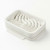 Sapuniera Savonia Realizata la Imprimanta 3D - Valuri, Alb, 12.5 x 9 x 3 cm