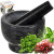 Set Mojar și Pistil din Marmură Naturală – Gri, 12,5 cm