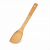 Spatula din bambus natural cu cap oblic, 30 cm