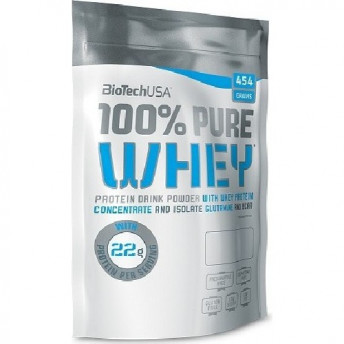 Proteina pudra 100% Pure Whey 454gr Banane BiotechUSA