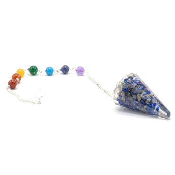 Pendul Orgonit Chakra cu Lapis Lazuli – claritate și înțelepciune interioară