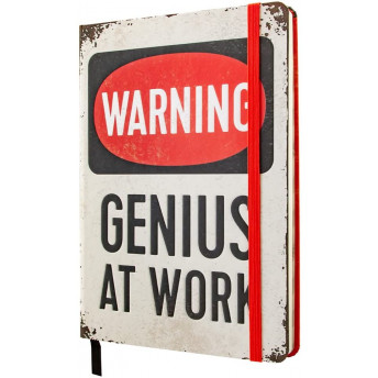 Notebook "Genius At Work" din colecția "Atenție!"