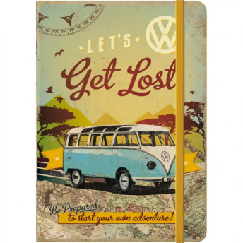 Notebook VW Bulli - "Let’s Get Lost"