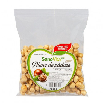Alune de Padure Decojite Coapte 200g SANOVITA