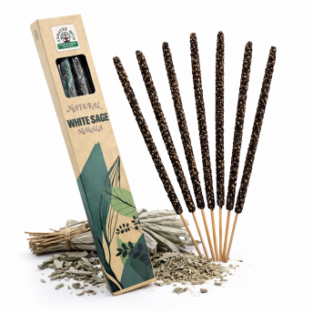 Bețișoare Parfumate Naturale Masala – Salvie Alba