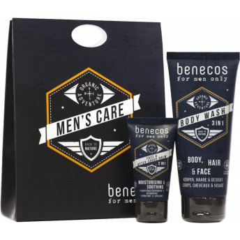 Set Cadou Men's Care (gel de dus 3-in-1, after-shave) - Benecos