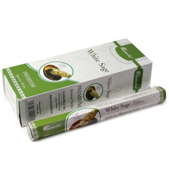 Betisoare Parfumate Aromatika fara Carbune – Salvie Alba, 20 buc