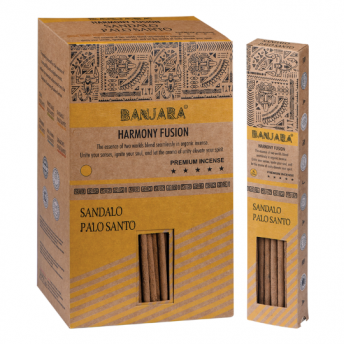 Betisoare Parfumate Banjara Palo Santo – Lemn de Santal | Gama Harmony Fusion