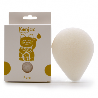  Burete Japonez Konjac Lacrimă - Natural - Ideal pentru Piele Sensibilă