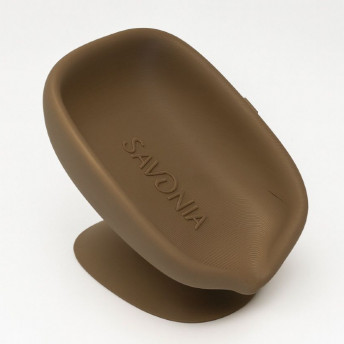 Sapuniera Savonia Realizata la Imprimanta 3D - Cascada, Maro, 11 x 9 x 2.3 cm