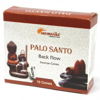 Conuri Parfumate Aromatice „Fum Curgător” - Palo Santo, 10 bucati