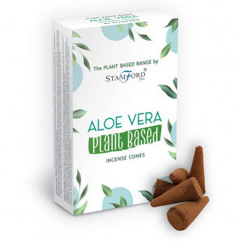 Conuri Parfumate Premium cu Plante - Aloe Vera, 15 buc