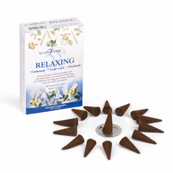 Conuri Parfumate – Relaxare – Set 15 Conuri cu Suport